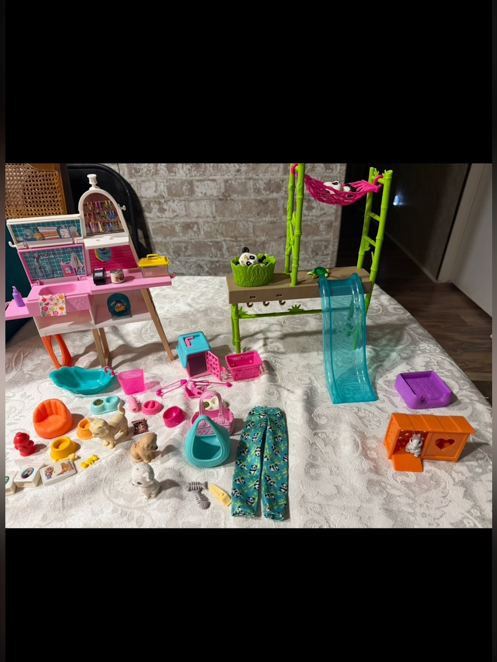 Barbie Panda groomer pet play set